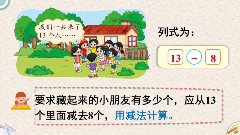 1.2《捉迷藏》PPT课件 北师大版数学小学一年级下册05