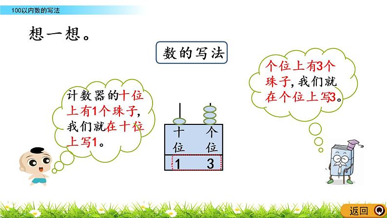 1.4《100以内数的写法》PPT课件 西师大版数学小学一年级下册04