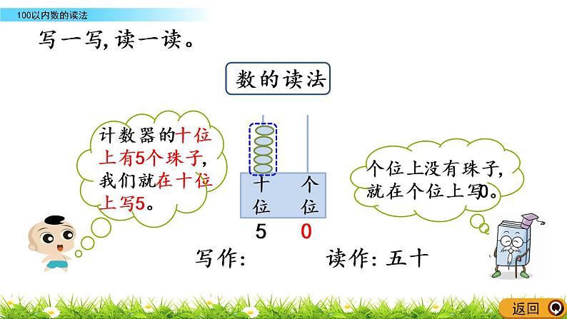 1.5《100以内数的读法》PPT课件 西师大版数学小学一年级下册第5页