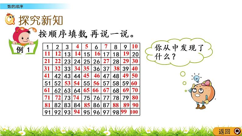 1.7《数的顺序》PPT课件 西师大版数学小学一年级下册03