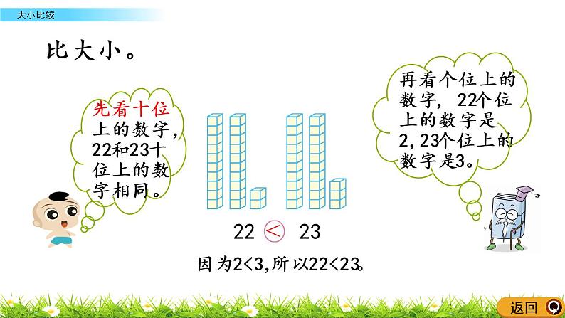 1.8《大小比较》PPT课件 西师大版数学小学一年级下册07