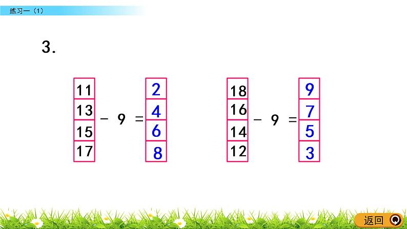 1.2《练习一（1）》PPT课件 苏教版数学小学一年级下册05