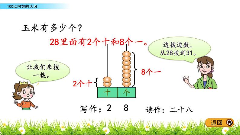 2.1《100以内数的认识》PPT课件 青岛版（五四制）版数学小学一年级下册第5页