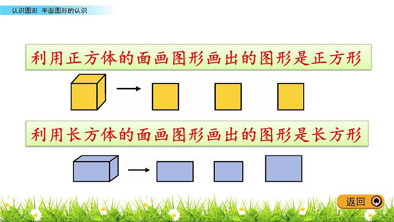 3.1《平面图形的认识》PPT课件 青岛版（五四制）版数学小学一年级下册08