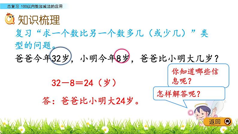 10.3《100以内数加减法的应用》PPT课件 青岛版（五四制）版数学小学一年级下册第4页