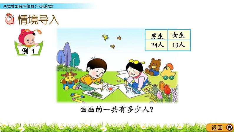 4.1《两位数加减两位数(不进退位)》PPT课件 北京版数学小学一年级下册02