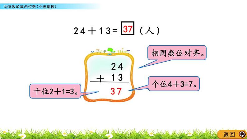 4.1《两位数加减两位数(不进退位)》PPT课件 北京版数学小学一年级下册第7页