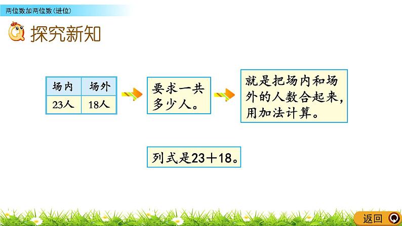 4.4《两位数加两位数(进位)》PPT课件 北京版数学小学一年级下册第3页