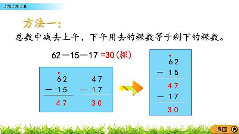 4.8《连加连减计算》PPT课件 北京版数学小学一年级下册07