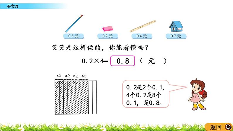 3.1《买文具》PPT课件 北师大版数学四下05