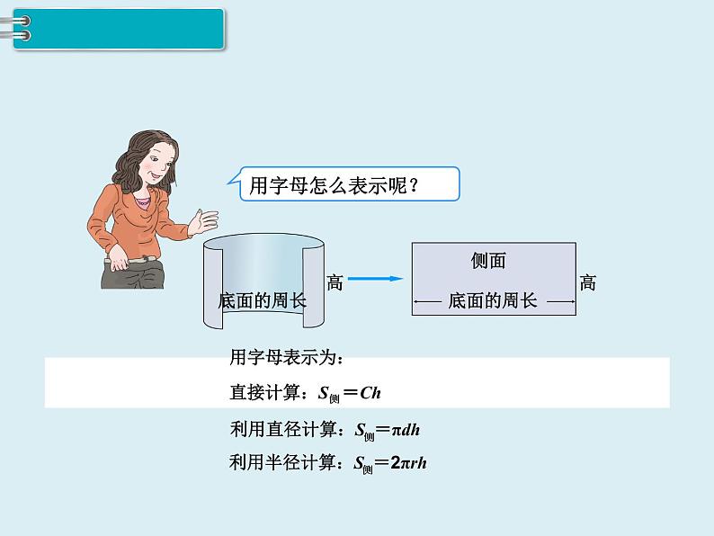 【精品】人教版小学数学六年级下册 第三单元 1.圆柱 第3课时 圆柱的表面积（1） PPT课件第5页