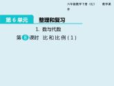 【精品】人教版小学数学六年级下册 第六单元 1.数与代数 第8课时 比和比例（1） PPT课件