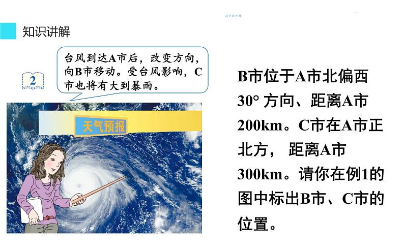 六年级数学上册课件-2 《位置与方向》（二）例题2-人教版04