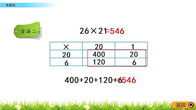 3.4《电影院》PPT课件 北师大版数学三下07