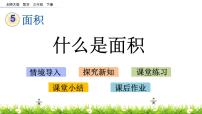 小学数学北师大版三年级下册五 面积什么是面积课堂教学课件ppt