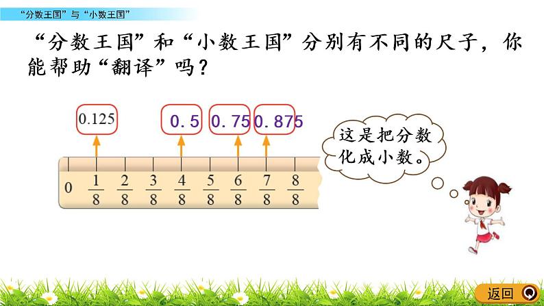 1.4《“分数王国”与“小数王国”》PPT课件 北师大版数学五下07