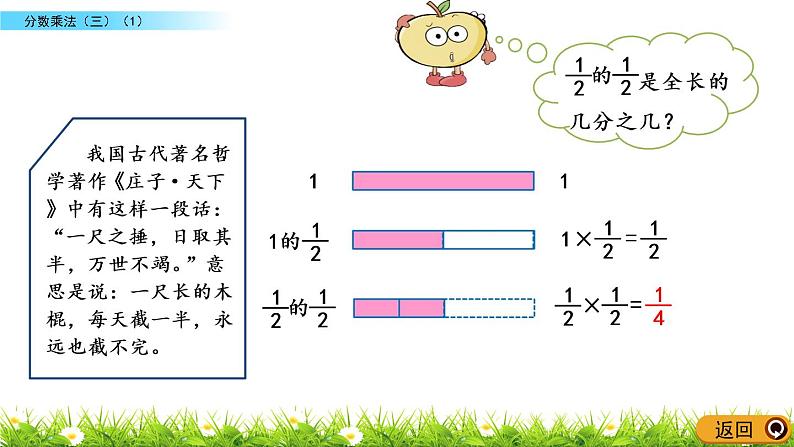 3.5《分数乘法（三）（1）》PPT课件 北师大版数学五下第5页