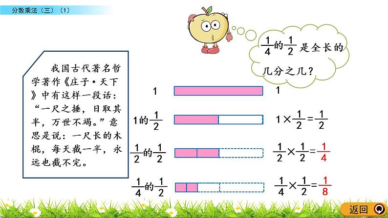 3.5《分数乘法（三）（1）》PPT课件 北师大版数学五下第7页