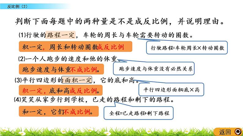 4.6《反比例（2） 》PPT课件 北师大版 六年级数学下册08