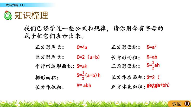 总复习1.10《式与方程（1）》PPT课件 北师大版 六年级数学下册第4页