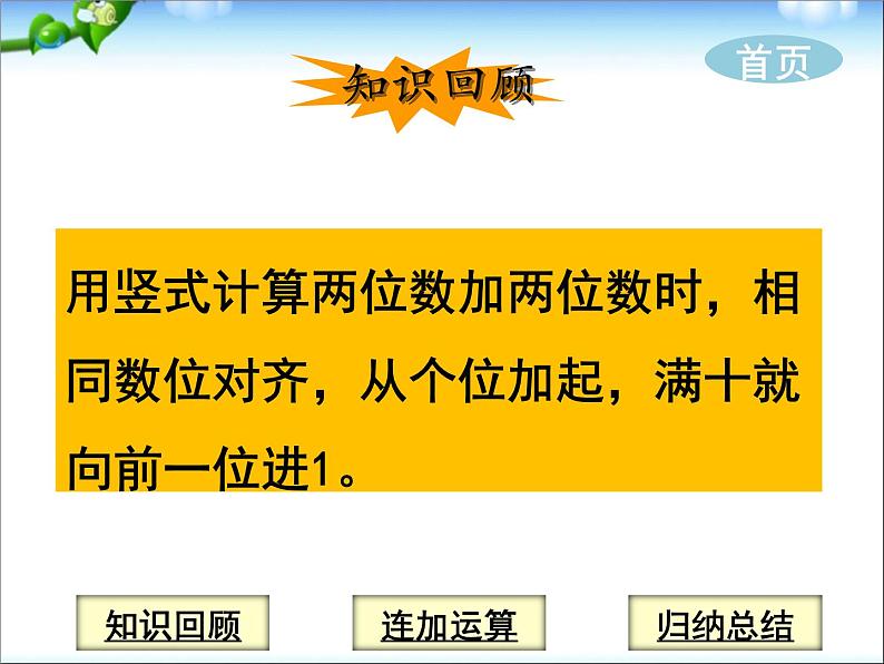 苏教版二年级数学上册期末综合复习 课件08