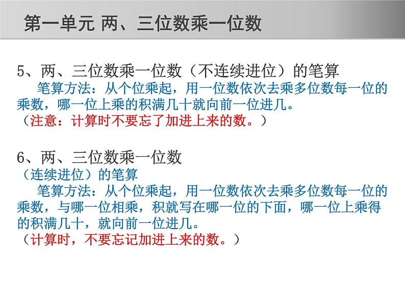 苏教版三年级数学上册期中复习(知识点、易错题)课件04