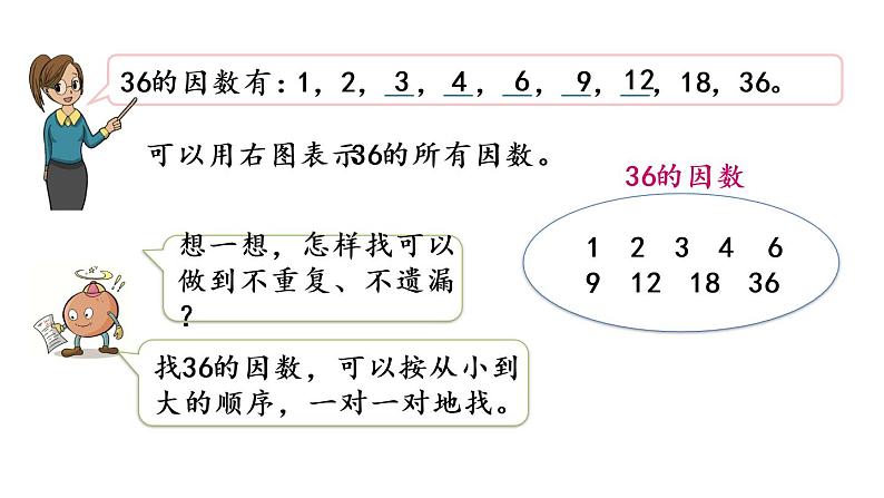 2021春苏教版数学五年级下册第三单元 因数与倍数（课件）3.1 因数和倍数的认识07