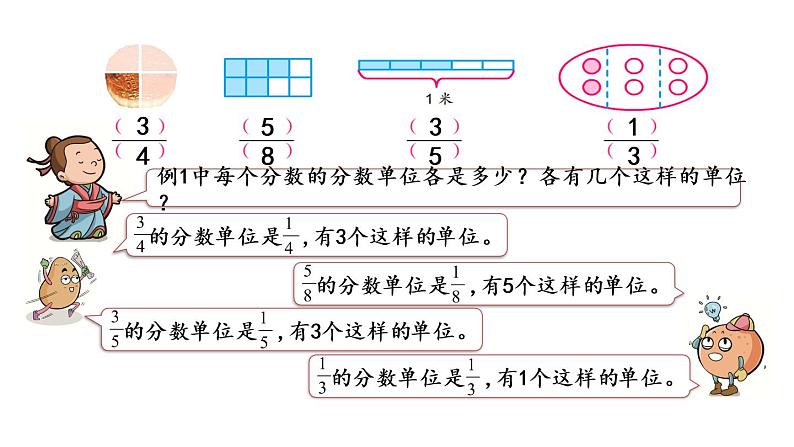 2021春苏教版数学五年级下册第四单元 分数的意义和性质（课件）4.1 分数的意义和分数单位05