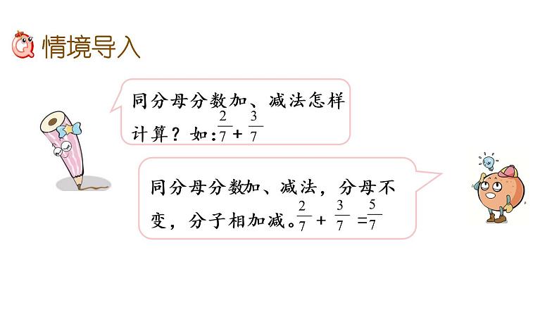 2021春苏教版数学五年级下册第五单元 分数加法和减法（课件）5.1 异分母分数加减法02