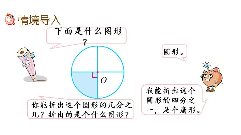 2021春苏教版数学五年级下册第六单元 圆（课件）6.2 扇形的认识02