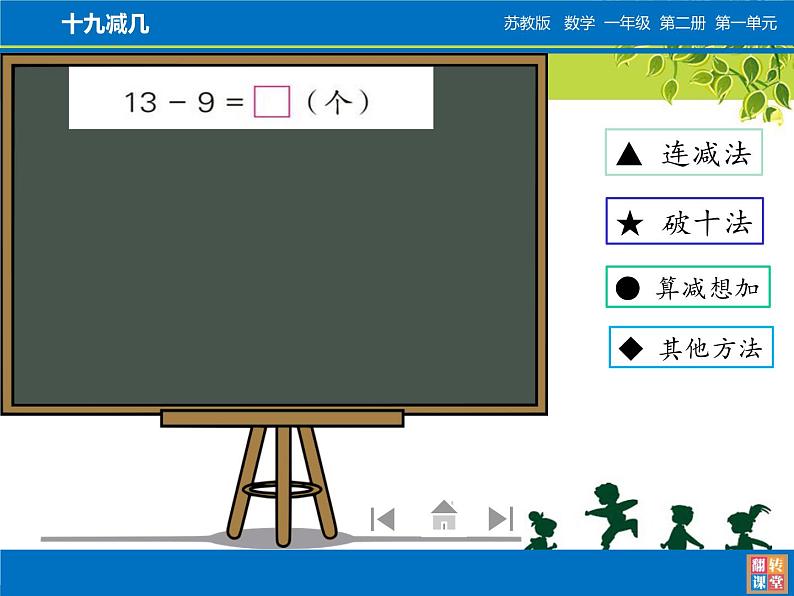 一年级下册数学课件1.20以内的退位减法 苏教版（2014秋）(共20张PPT)04