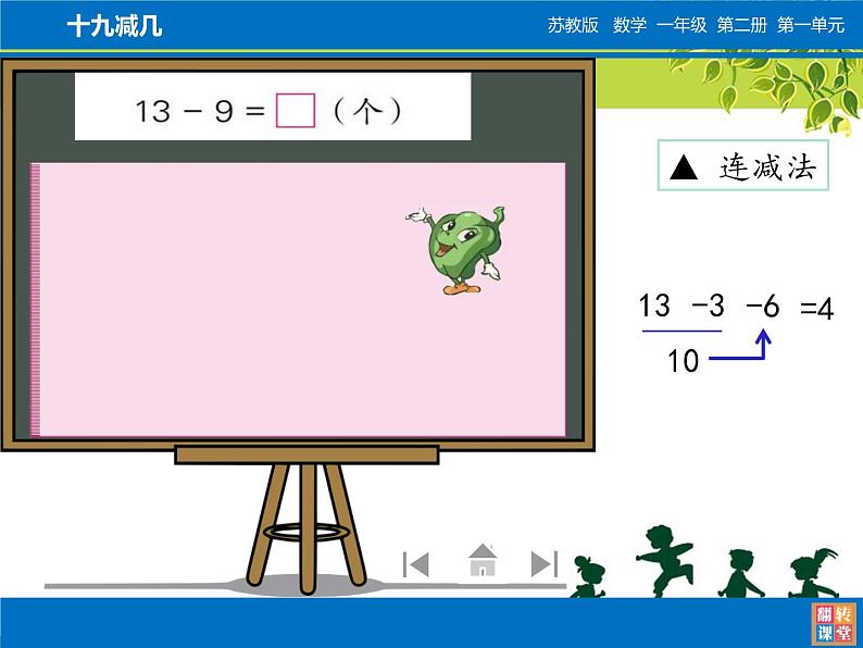 一年级下册数学课件1.20以内的退位减法 苏教版（2014秋）(共20张PPT)05