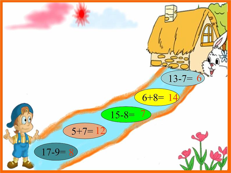 一年级下册数学课件1.20以内的退位减法5十几减6、5、4、3、2苏教版  (共18张PPT)02