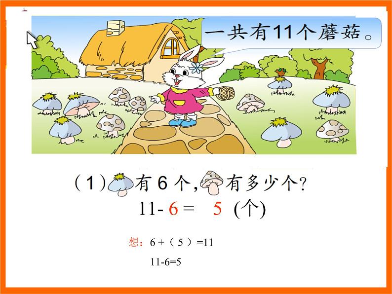 一年级下册数学课件1.20以内的退位减法5十几减6、5、4、3、2苏教版  (共18张PPT)06