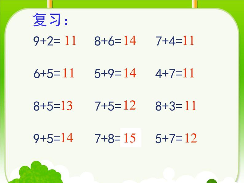 一年级下册数学课件1.20以内的退位减法1 十几减九苏教版（2014秋）(共25张PPT)02