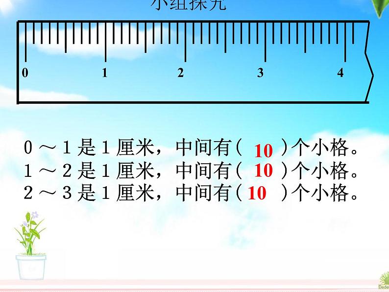 人教版三年级上册数学分米和毫米的认识第7页