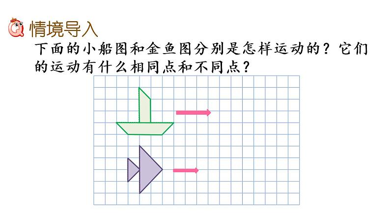 2021春苏教版数学四年级下册第一单元 平移、旋转和轴对称（课件）1.1 认识图形的平移第2页