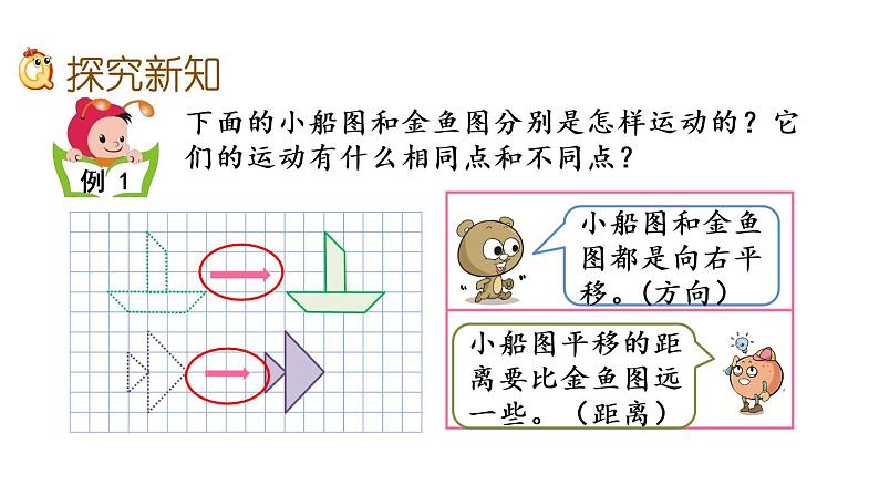 2021春苏教版数学四年级下册第一单元 平移、旋转和轴对称（课件）1.1 认识图形的平移第3页