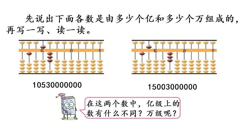 2021春苏教版数学四年级下册第二单元 认识多位数（课件）2.5 认识含有亿级和万级的数第4页