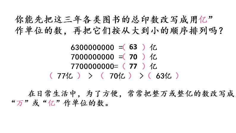 2021春苏教版数学四年级下册第二单元 认识多位数（课件）2.7 多位数的改写和比较数的大小第4页