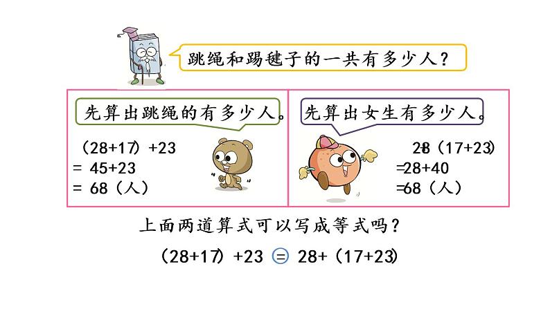 2021春苏教版数学四年级下册第六单元 运算律（课件）6.1 加法交换律和结合律第5页