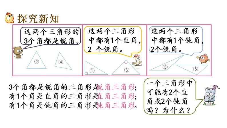 2021春苏教版数学四年级下册第七单元 三角形、平行四边形和梯形（课件）7.5 三角形的分类03