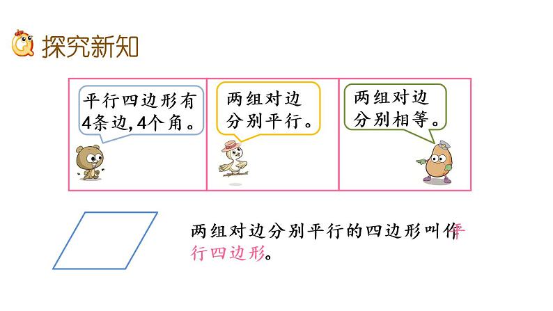 2021春苏教版数学四年级下册第七单元 三角形、平行四边形和梯形（课件）7.8 认识平行四边形03