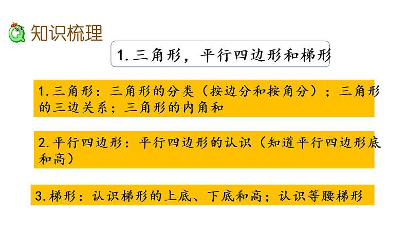 2021春苏教版数学四年级下册第九单元 整理与复习9.4 期末复习（4） 课件03