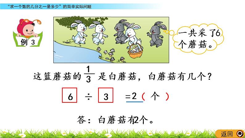 7.2《“求一个数的几分之一是多少”的简单实际问题》PPT课件 苏教版 三年级数学下册第5页