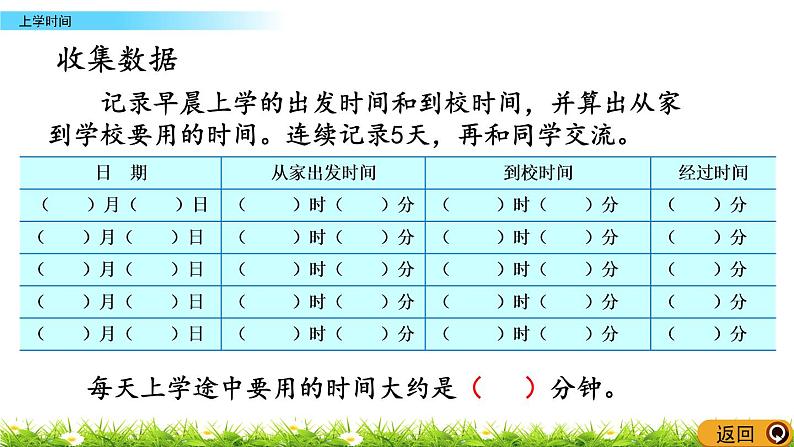 9.4《上学时间》PPT课件 苏教版 三年级数学下册04