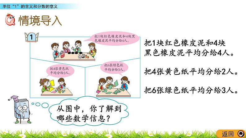 2.1《单位“1”的含义和分数的意义》PPT课件 青岛版（六三制）版 五年级数学下册02