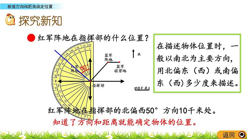 4.2《根据方向和距离确定位置》PPT课件 青岛版（六三制）版 五年级数学下册06