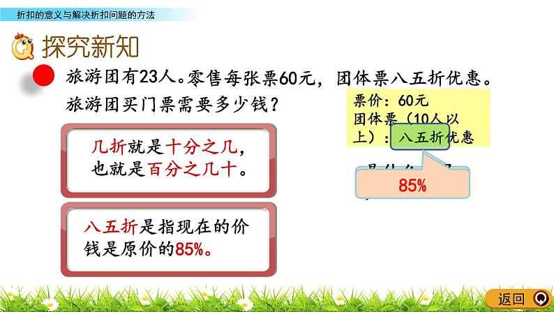 1.7《折扣的意义与解决折扣问题的方法》PPT课件 青岛版（六三制）版 六年级数学下册04