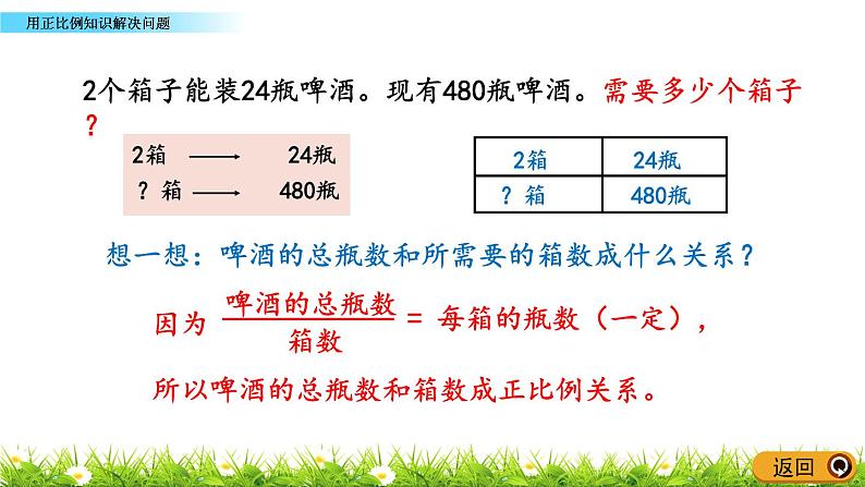 3.7《用正比例知识解决问题》PPT课件 青岛版（六三制）版 六年级数学下册05